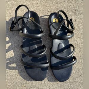 Bared Footwear Bulbul Black Leather
Ankle Strap Sandals 41